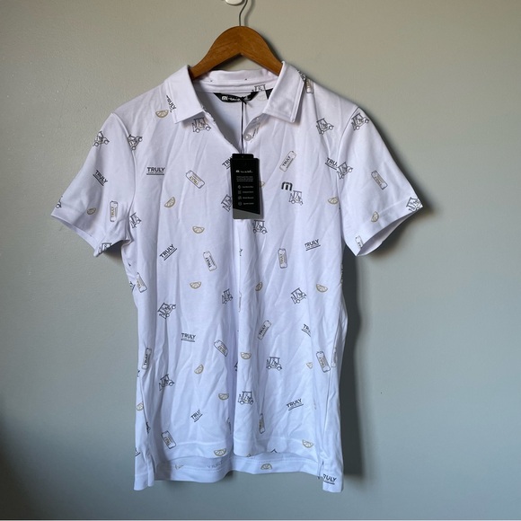 Travis Mathew Women's Truth or Dare Golf Polo Truly Collab Size Large - Picture 1 of 15